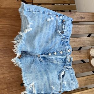 Selling Agolde Jean shorts!!